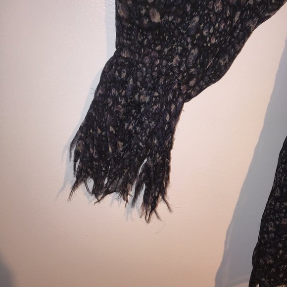 Catherine Malandrino Floral Ruffle Silk Blouse - Picture 10 of 15